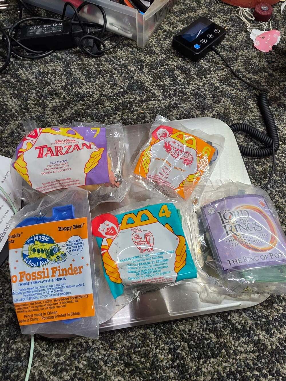 McDonalds Happy Meal Toys Lot Of 5 Sealed Vintage
